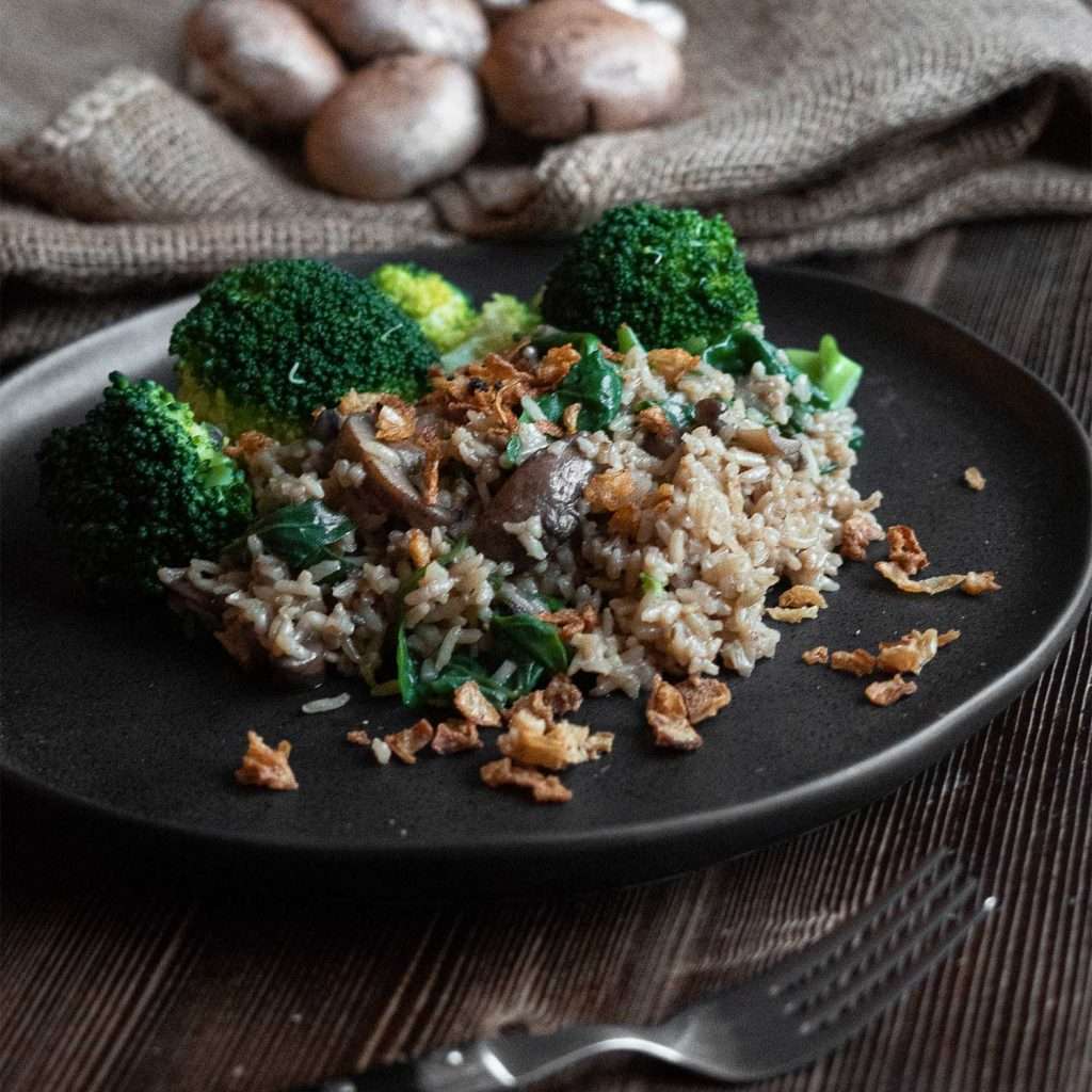 mushroom-coconut-rice