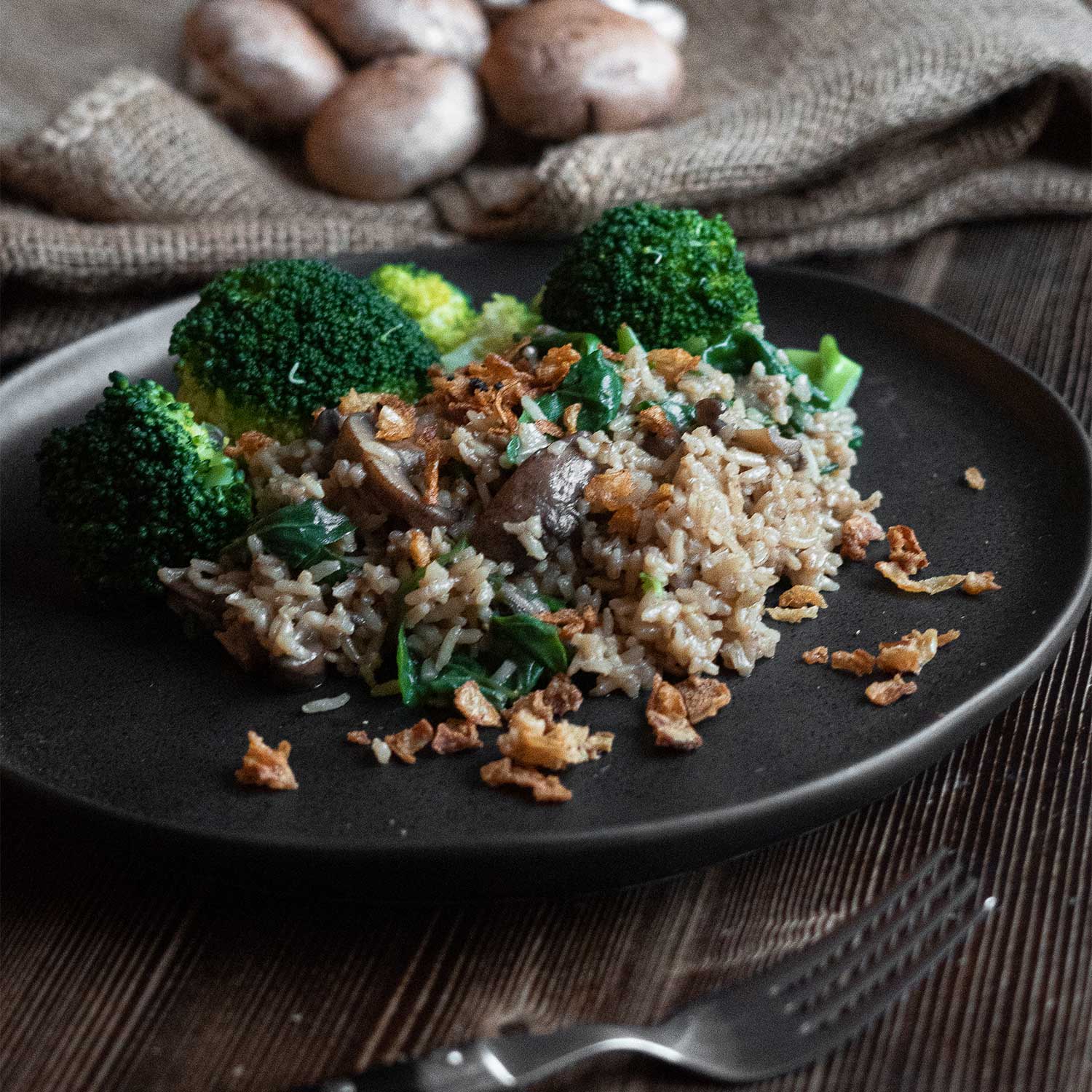 mushroom-coconut-rice