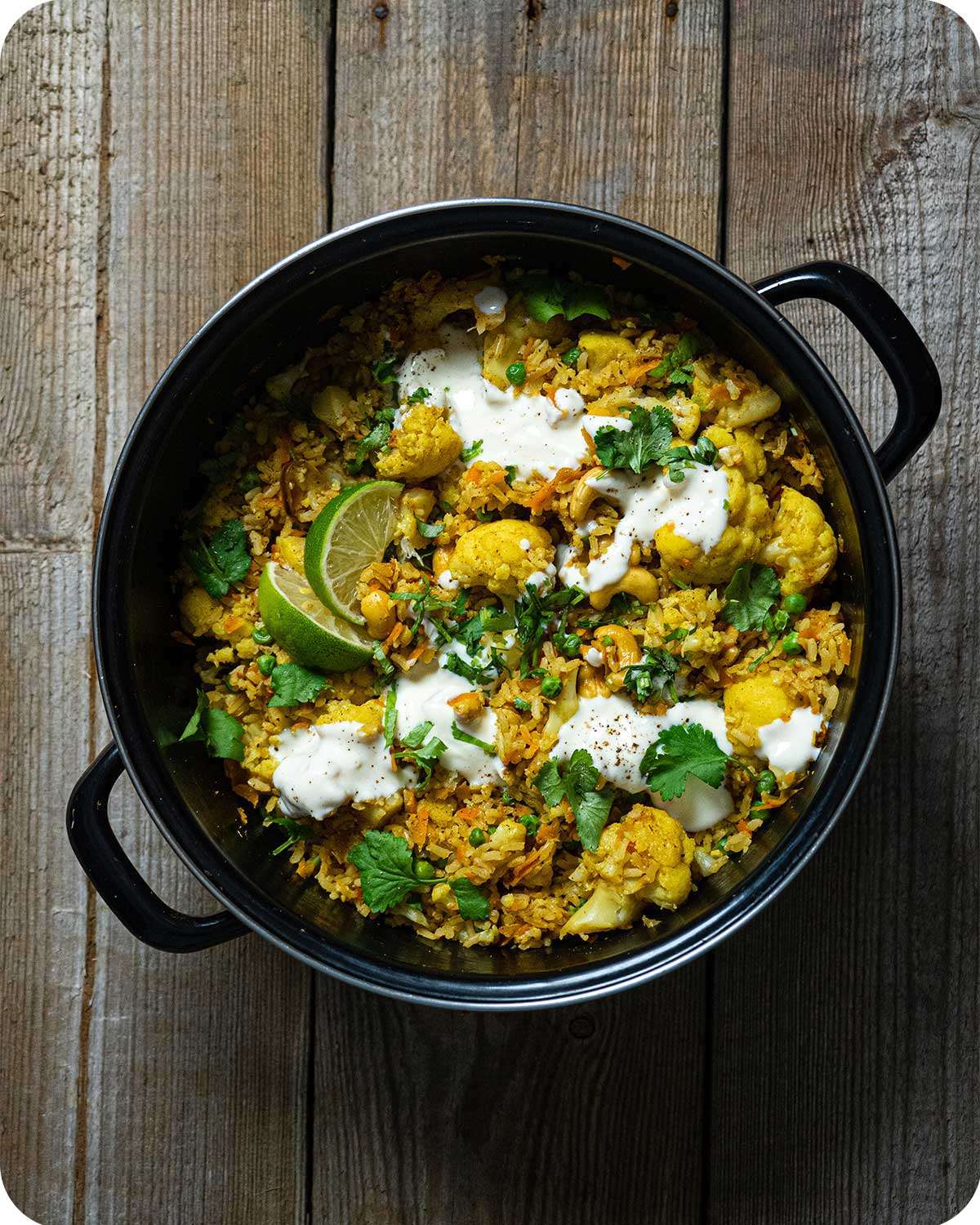 biryani with carrot and cauliflower recipe picture