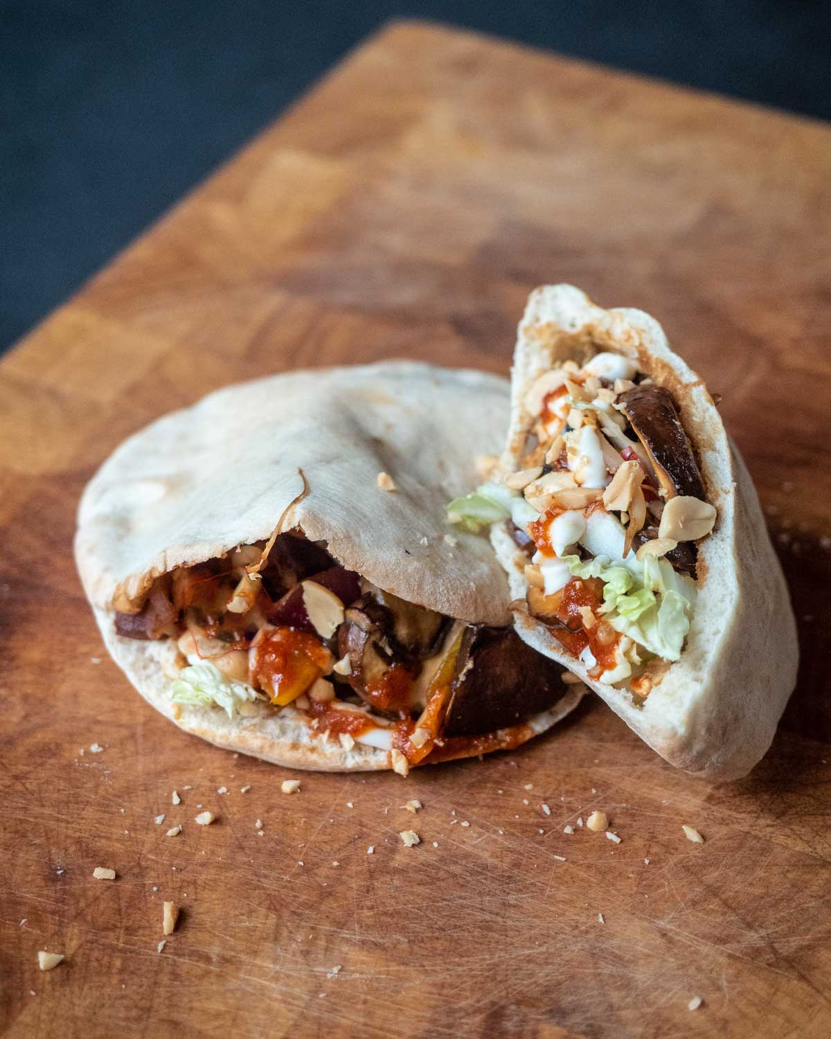 pita-bread-with-mushrooms-(without-bell-pepper)