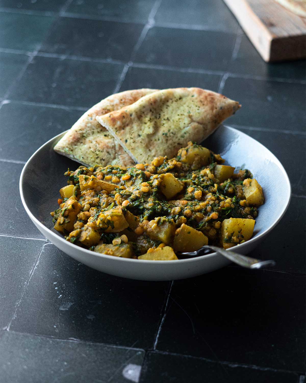 spinach-potato-curry