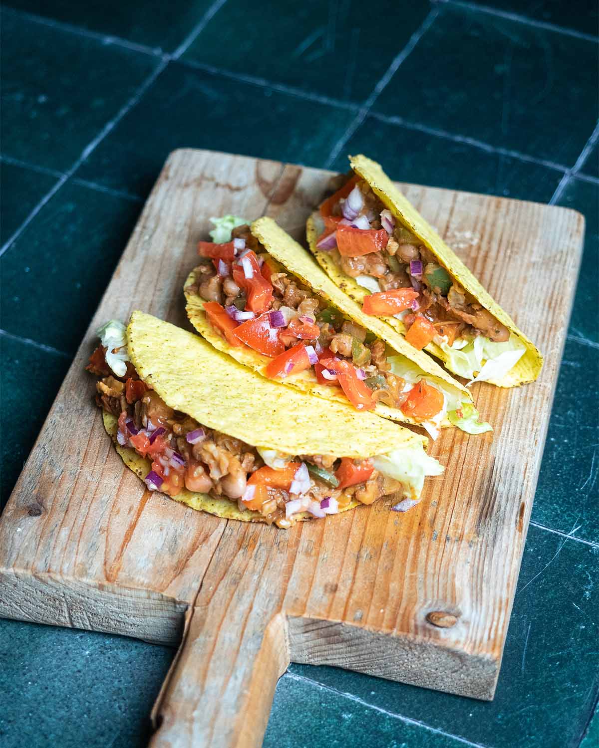 walnut bean tacos