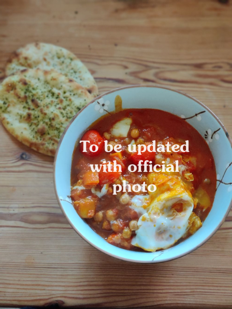 shakshouka with naan