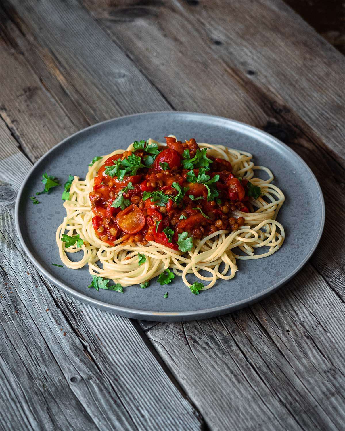 Chili Spaghetti (whole grain)