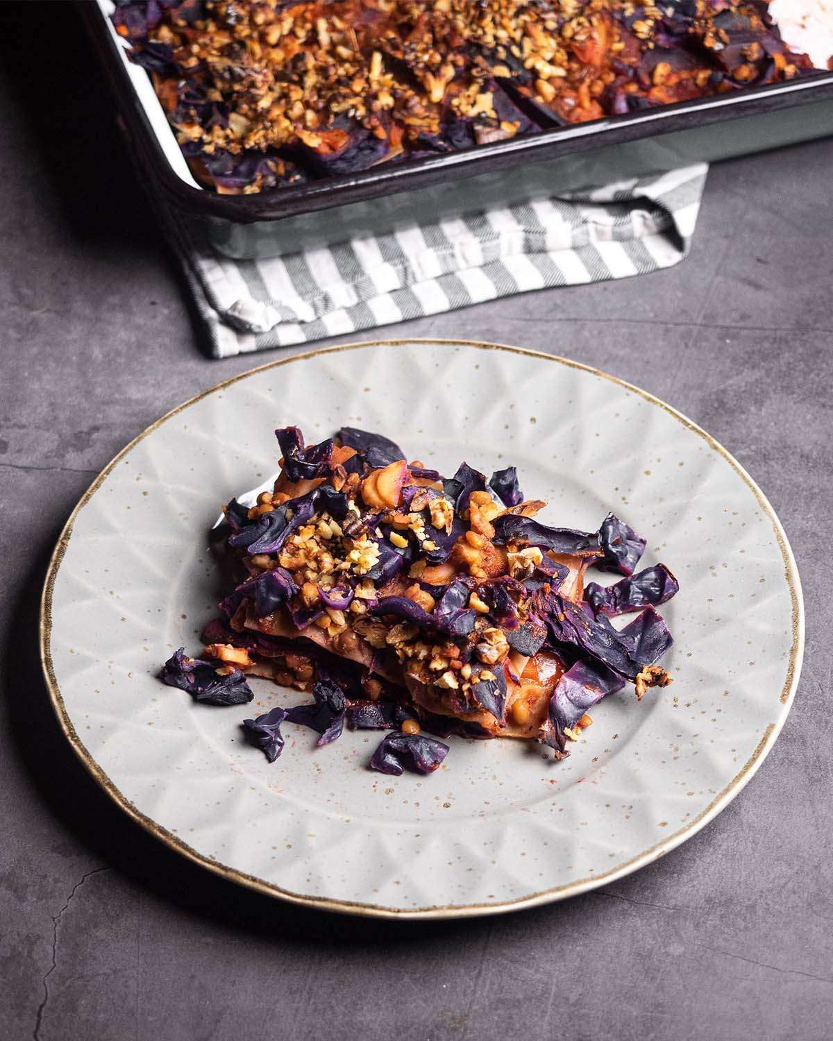 Red Cabbage Lasagne